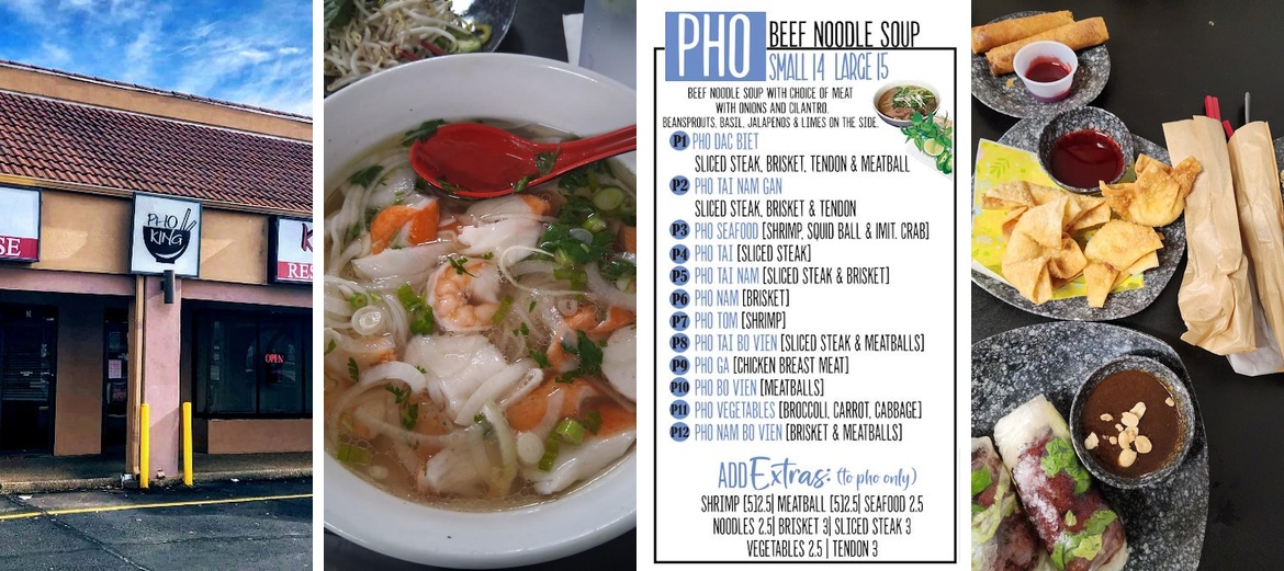Phở King Menu